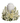 White urn with floral arrangement