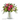 Green Twist bouquet of pink roses in vase