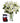 lilies in a vase and a greeting card