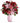 red and pink flower arrangement