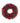 Warm Regards Wreath of red flowers