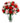 red and pink flowers in a vase
