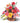 colorful flower basket