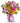 colorful flowers in a vase